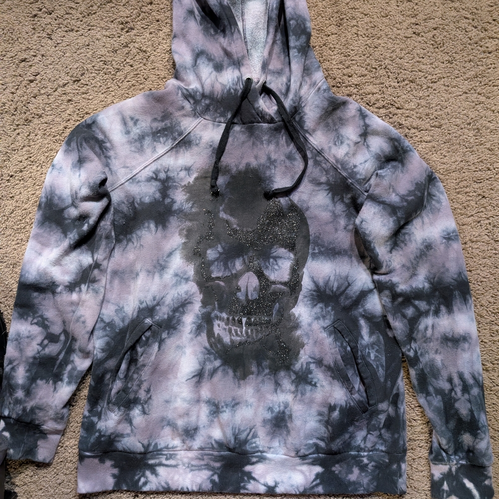 Tie-Dye Skull Hoodie